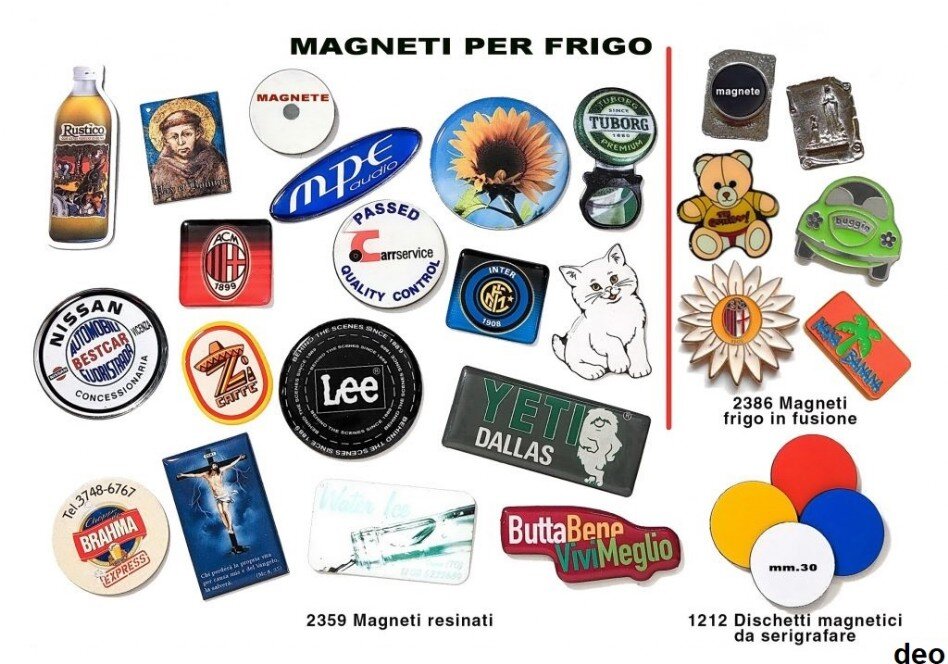 Magneti frigo legno -  Italia